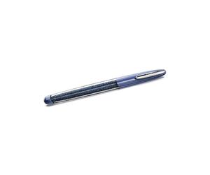 Stylo Roller Crystalline, Bleu, Métal chromé OS