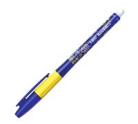 Stylo Roller Effaçable - BIC - Illusion - Pointe Moyenne - Couleur Bleue - Non Rechargeable