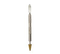 Stylo roller en cuir - Stylo de peinture à bord en cuir | Artisanat - Outil d'impression à double tête, stylos de teinture pour bords en cuir, outil d'impression multifonction fait à la main pour