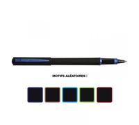 Stylo Roller - Encre Bleue Effaçable - Rechargeable - Noir - Soft Mood - Rollink