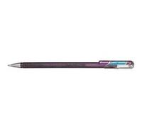 Stylo roller encre gel Pentel Dual Métallic Pointe 1mm Violet et Bleu Violet et Bleu G