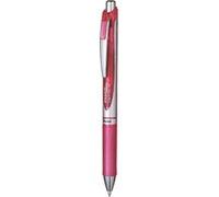 Pentel Energel BL77 - Stylo roller rétractable encre gel rose pointe fine 0 7 mm (tracé 0 35 mm) rechargeable