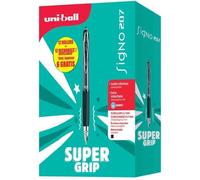 [LUMN207/12+6R N] uni-ball Stylo roller encre gel SIGNO 207, VALUE PACK, noir