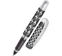 Online Stylo roller Goal ergonomique, poignée souple gauchers/droitiers, bleu, cartouches rechargeables