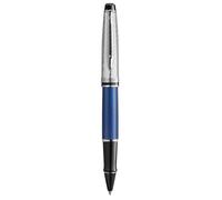Stylo roller - Expert Deluxe - Laque métallique bleu - Capuchon métal - Pointe fine