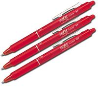 Stylo roller Frixion effaçable par Pilot - Noir, Red, 3 Stifte
