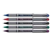 Pentel - Stylo roller gel EnerGel Liquid Plus BL27, rouge Rouge