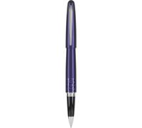 Stylo roller gel PILOT MR Animal Collection dans un coffret cadeau Corps prune mat avec accent l opard Pointe fine Plume en acier inoxydable Encr
