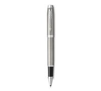 Parker Stylo roller IM – acier inox, finitions chromées, pointe fine, encre noire – coffret cadeau