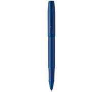 Parker Stylo roller IM Monochrome – pointe fine – Bleu avec étui cadeau