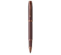 Parker IM Monochrome Stylo roller | encre noire | finition et garnitures bordeaux | pointe fine | coffret cadeau