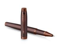 Stylo roller Parker IM Monochrome - encre noire - finition et garnitures bordeaux - pointe fine - coffret cadeau