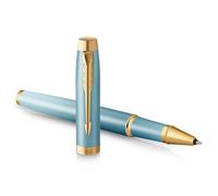 Stylo roller Parker IM Writing Rituals, Vert avec dégradé, Finitions or, Pointe fine, Encre noire, Coffret cadeau