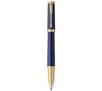 Parker Stylo Roller Ingenuity Bleu Finition Dorée Recharge Encre Noire Pointe Fine