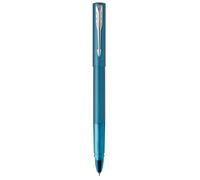 Stylo roller - PARKER - VECTOR XL - Laque turquoise métallisée - Recharge noire - Pointe fine