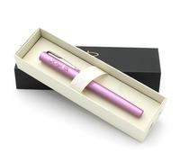 Stylo Roller Parker Vector XL personnalisé + Coffret cadeau (Lilas) | Stylo personnalisable avec gravure du nom | Personalized Engraved Pen | Cadeau unique pour lui ou elle