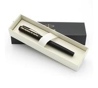 Stylo Roller Parker Vector XL personnalisé + Coffret cadeau (Noir) | Stylo personnalisable avec gravure du nom | Personalized Engraved Pen | Cadeau unique pour lui ou elle