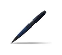 Stylo roller - Parure cadeau - Corps métal bleu mat - Pointe moyenne - Cross Edge Rollerball