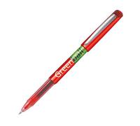 Stylo roller Pilot Greenball à capuchon écriture moyenne - rouge