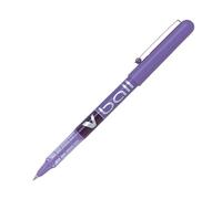 Pilot V Ball Stylo roller encre liquide à capuchon pointe fine 0,5 mm violet