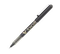 Pilot Pen Stylo roller V-Ball - Pointe 0,7 mm, encre liquide, noir, capuchon