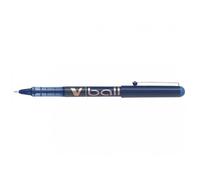 Stylo roller - PILOT - V-BALL 10 - Pointe large - Encre bleue - Bille en carbure de tungstène