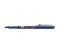 Stylo roller Pilot V-Ball à capuchon pointe 1 mm - écriture large bleu