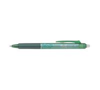 Pilot FriXion Clicker Stylo roller rétractable encre gel effaçable pointe fine 0,5 mm vert