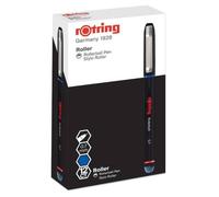 rOtring Stylo roller Pointe fine 0,7 mm – Encre bleue – 12 unités