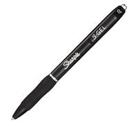 Stylo roller Sharpie S-Gel rétractable pointe 0,7 mm - écriture moyenne - noir