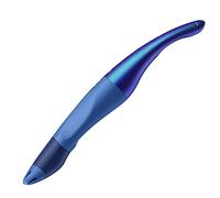 STABILO Stylo roller EASYoriginal – Ergonomique rechargeable – Bleu Hologramme – Droitier