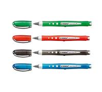 STABILO Stylo roller Worker+ colorful – tige de couleur, pointe Neusilber bleu