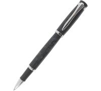 Stylo Roller Stylo Magique Avec Garniture Argentée - Orchidée Noire