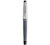 Stylo roller Waterman Expert Deluxe Métallique Stone CT Pointe fine Gris anthracite Gris anthracite G