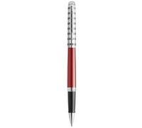 Stylo Roller Waterman Hémisphère French Riviera Deluxe rouge clair pointe fine Rouge clair G