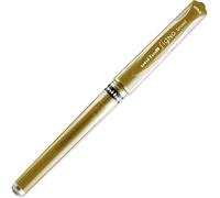 Stylo Rollerball Gel Métallique Uni-Ball Signo UM-153 Blanc Or Argent