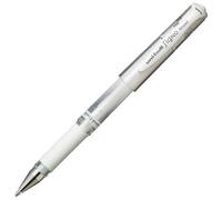 Stylo Rollerball Gel Métallique Uni-Ball Signo UM-153 Blanc Or Argent