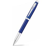 Stylo Rollerball Laque Bleu Brillant Sheaffer 100 Avec Finition Chromée