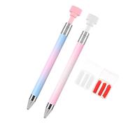 Stylo Rotatif Rechargeable pour Ongles, Pointe Fine | Abs, Argile et Cuivre Plaqué, Maintien Sûr des Pierres Décoratives, Usage DIY et Artistes