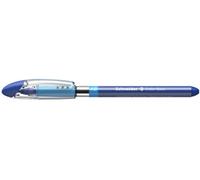 Stylo Schneider Slider Basic Lot de 10 Stylos à bille avec capuchon et technologie Viscoglide Encre bleu