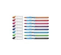 Stylo Schneider Slider Basic Stylo-bille non rétractable Couleurs Assortis Lot de 8