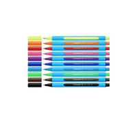 Stylo Schneider Slider Edge Stylo-bille non rétractable Couleurs Assortis Pochette de 10