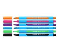 Schneider Pen Stylo-bille Slider Edge Pointe XB non rétractable Pochette 6 couleurs assorties