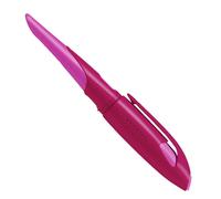 Stylo scolaire ergonomique pour gauchers avec plume standard M - STABILO EASYbirdy en baie/rose - Stylo simple - cartouche incluse
