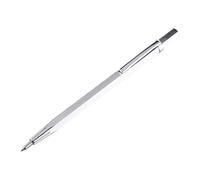 Stylo Scriber, 1PC Scriber de Pointe en carbure de tungstène, Pocket Portable Alloy Scriber Gravure Pen Tool Outils généraux avec Clip pour Verre, céramique, Feuille de métal(Argent)