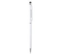 Stylo SferaTouch Screen Stylet Capacitif Refil Bleu Écriture École Bureau (BLANC)
