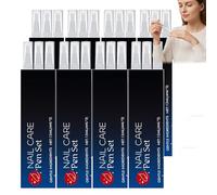 Stylo soin pour ongles des mains et des pieds à la vitamine E, stylo à huile portable pour la réparation quotidienne des ongles, fortifiant pour ongles de pieds faibles et cassants. (8PCS)