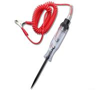 Stylo sonde de lumière d'essai automobile avec pointes en acier pour vérifier les circuits dans les voitures, bateaux et motos jusqu'à 24 V
