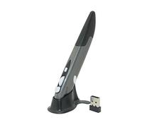 Stylo Souris Sans Fil 2,4 G, Stylo Vertical Cr¿¿Atif Personnalis¿¿, Gris