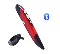 Stylo Souris Sans Fil 2.4g, Stylo Vertical Cr¿¿Atif Personnalis¿¿, Mod¿¿Le Bluetooth Rouge
